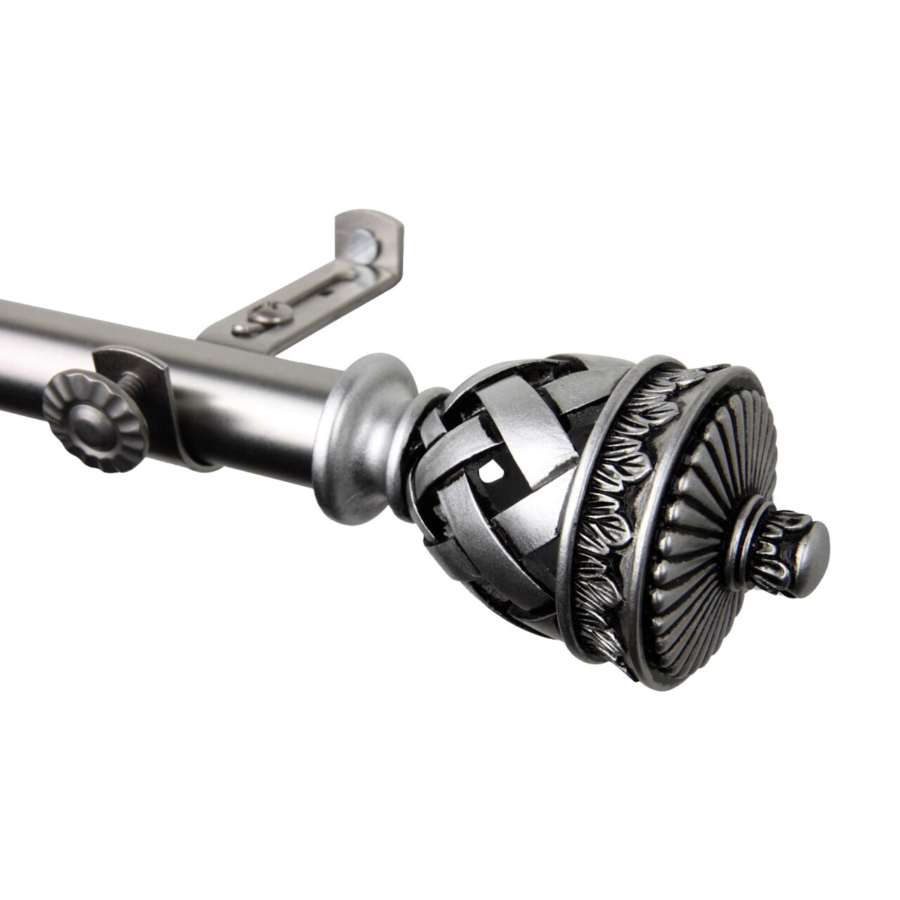 Rod Desyne Arielle Curtain Rod 28-48 inch - Satin Nickel